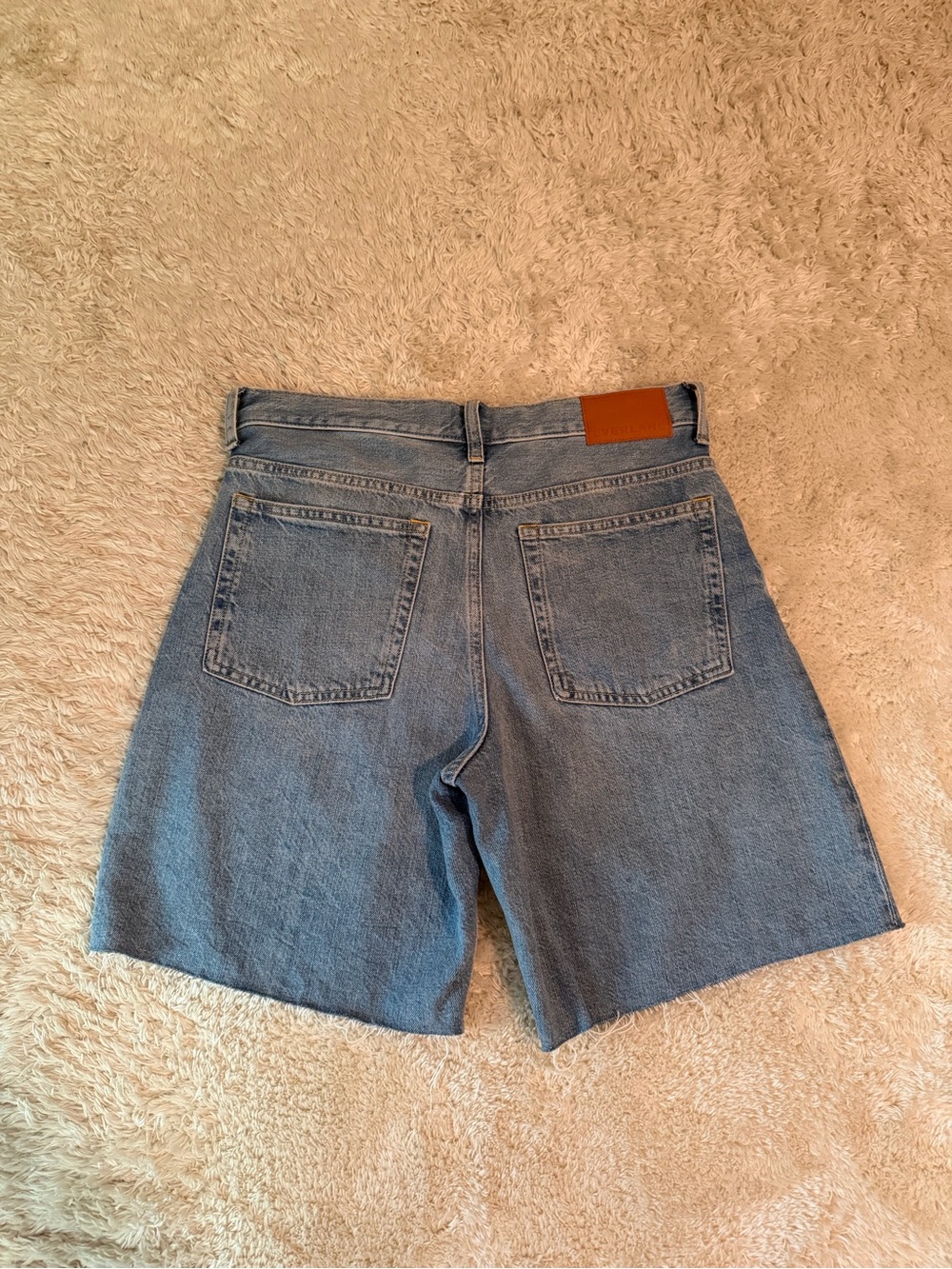 Everlane Light Blue Denim Bermuda Shorts - Picture 4 of 9